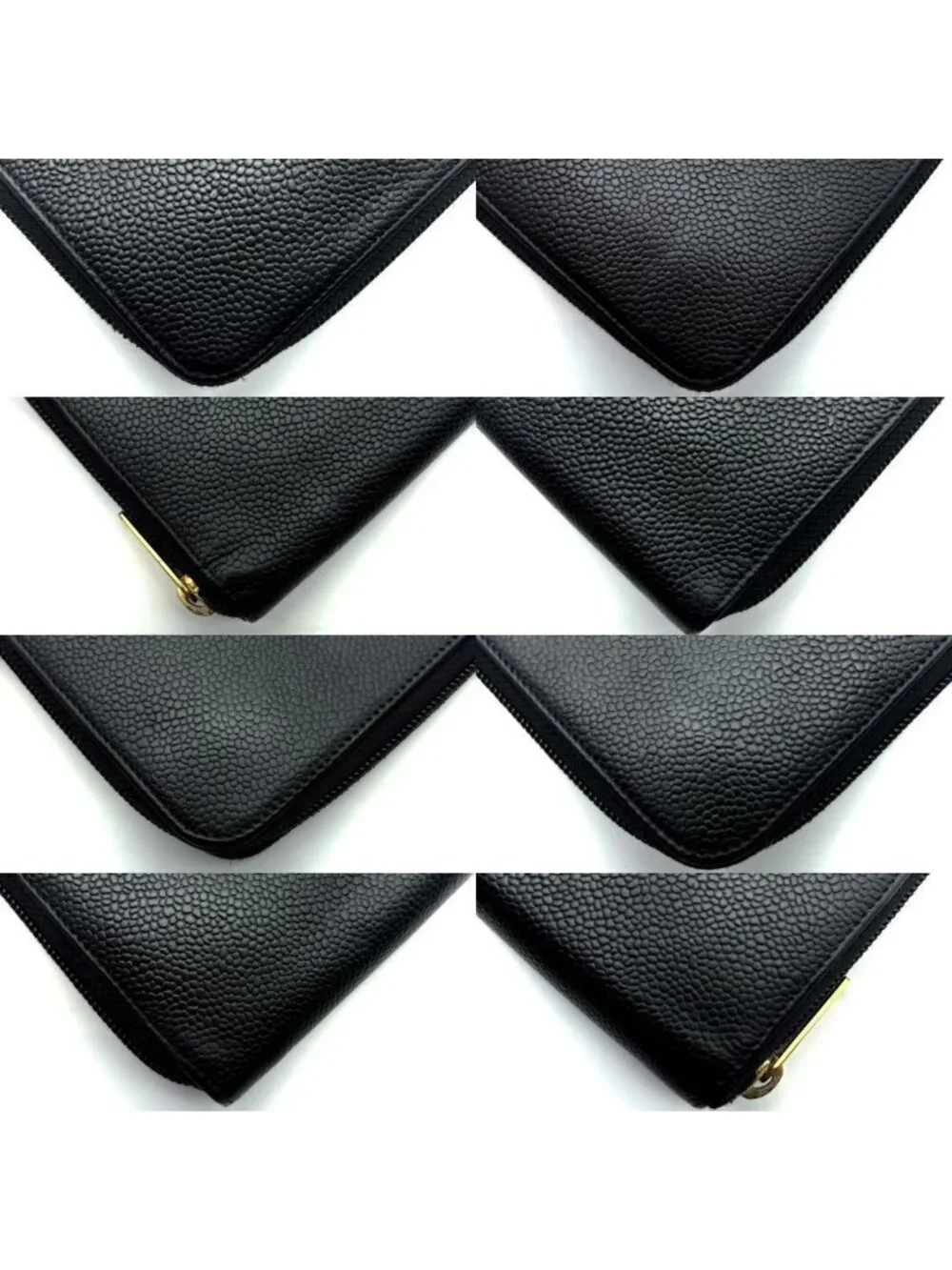 Chanel Wallet Coco Stitch Caviar Organizer